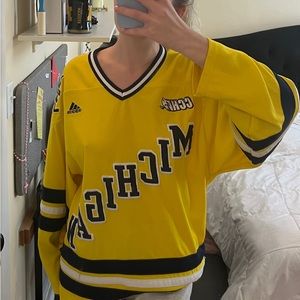 Michigan Addidas Hockey Jersey